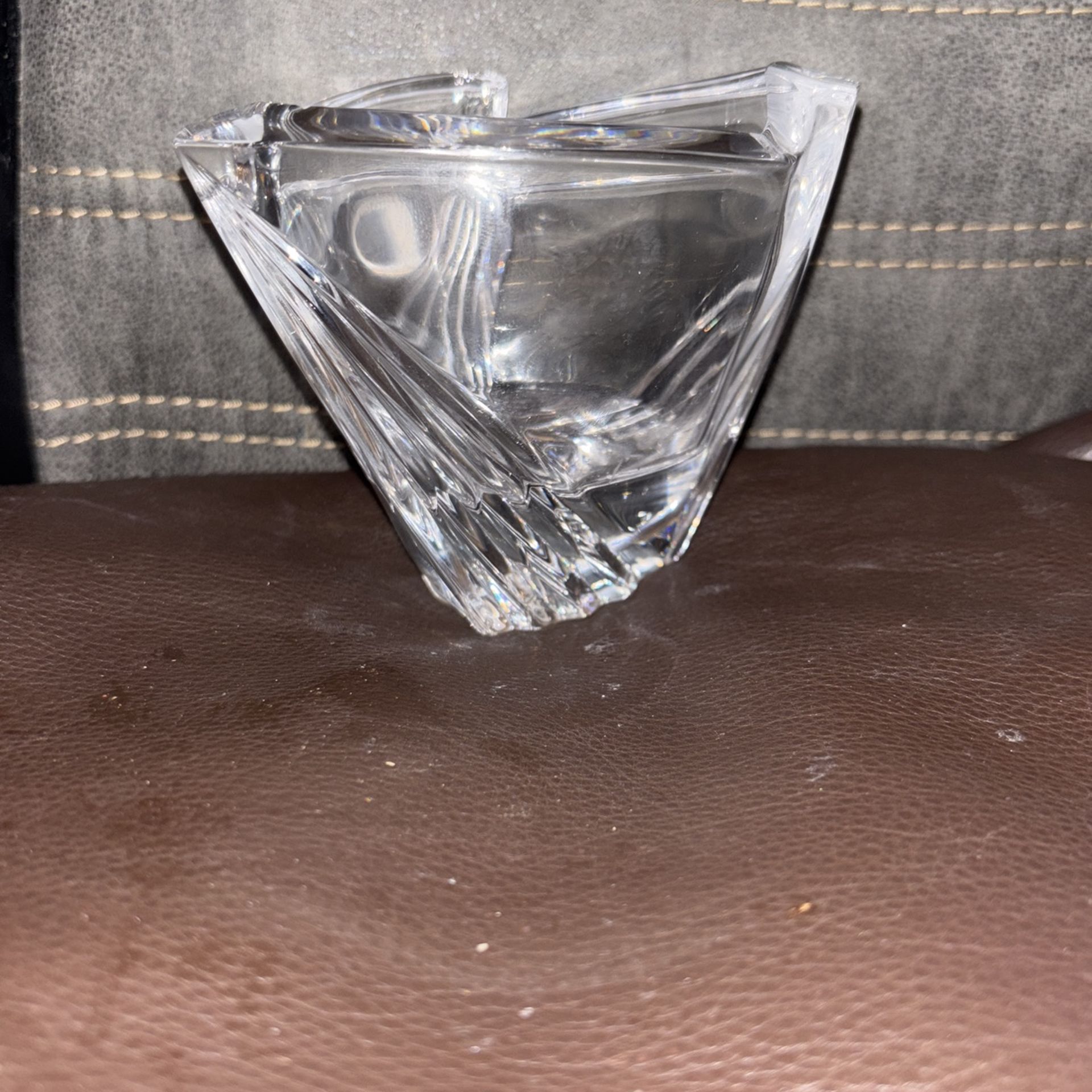 NWT Rosenthal 24% Lead Crystal bowl Rosenthal Exaltation 24% Lead Crystal Vase Votive Art Deco Germany Vintage