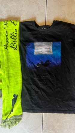 Billie Eilish shirt size S and scarf