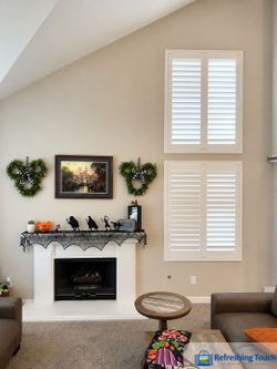 Persianas Plantation Madera y PVC Cualquier Ventana 909‑681‑7003