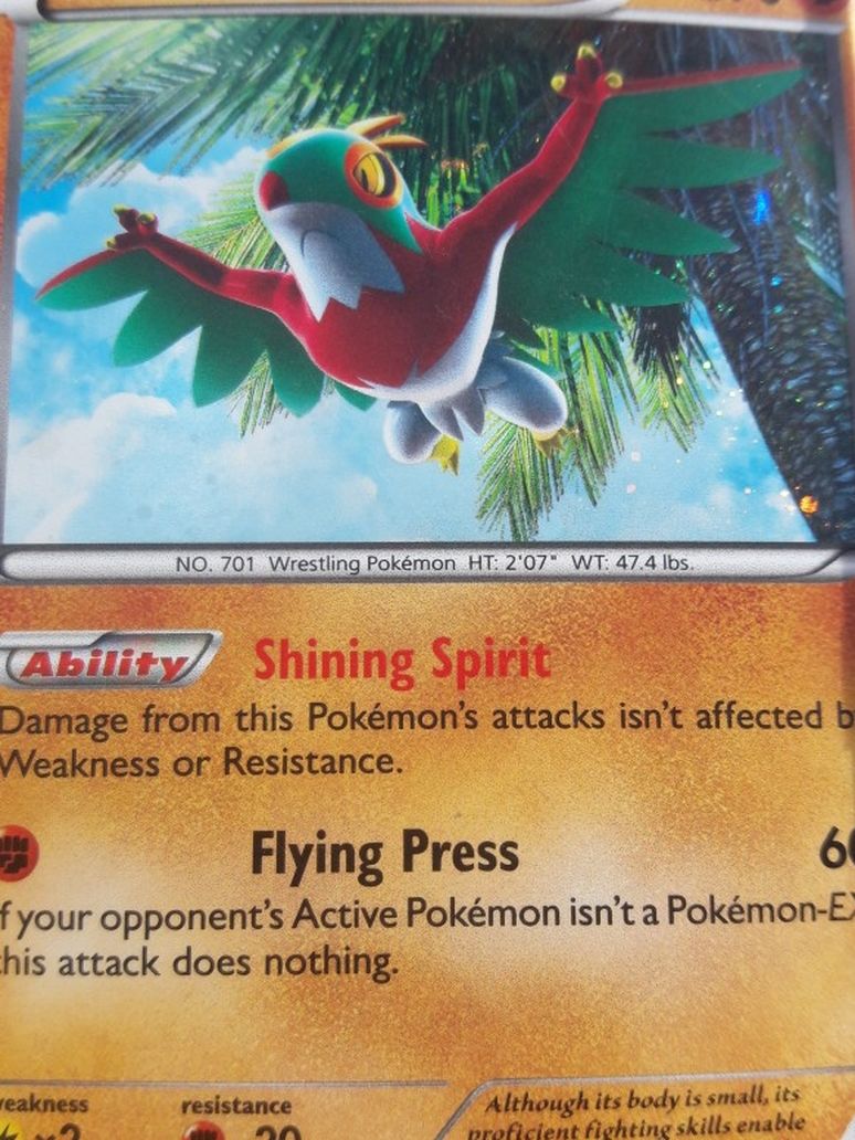 Hawlucha Rare Holo Furious Fists 63/111