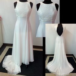 Paloma Blanca Size 6 Wedding Dress