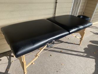 Black Massage Table