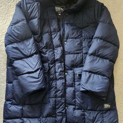 Eddie Bauer Womans Blue 3x Down Filled Jacket