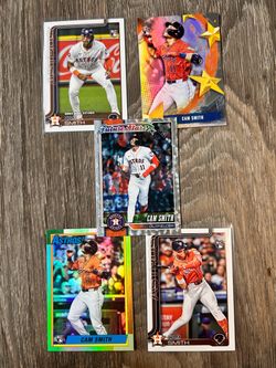 Cam Smith Houston Astros RC Baseball Card Lot (5)
