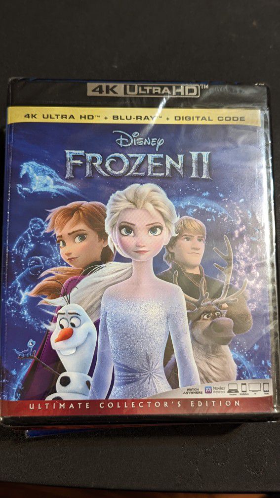 Frozen II [Includes Digital Copy] [4K Ultra HD Blu-ray/Blu-ray] [2019] 
Ultimate collector's Edition new unopened 