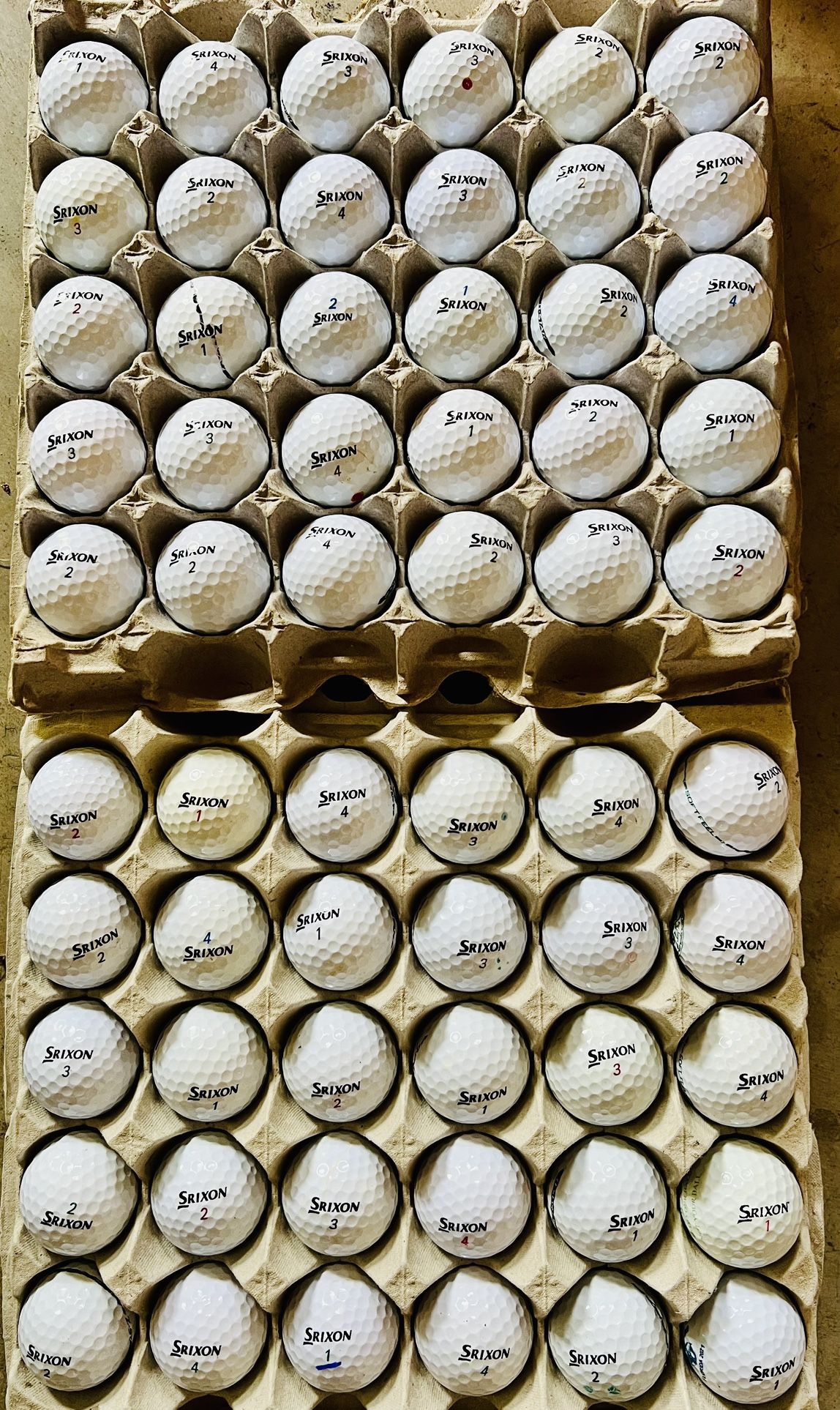 6 Dozen Srixon Golf Balls $45