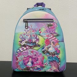 Loungefly Disney Alice In Wonderland Scenes Mini Backpack