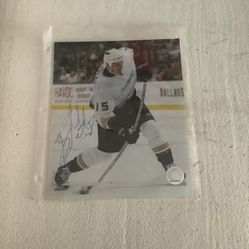 Signed Ryan Getzlaf Photo