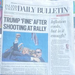daily bulletin/LA Time Trump