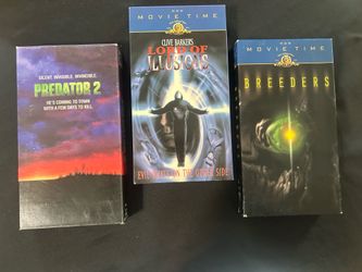 $5 Horror VHS Movies