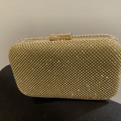 Gold Rhinestone Purse