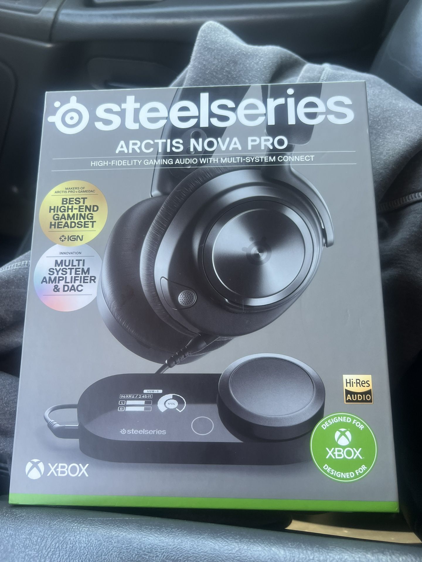 SteelSeries Arctis Nova Pro Wireless Xbox Multi-System Gaming Headset - Premium Hi-Fi Drivers - Active Noise Cancellation Infinity Power System - Stea