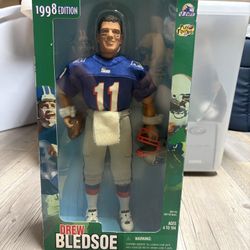 Drew Bledsoe Patriots 12” Starting Lineup Figure 