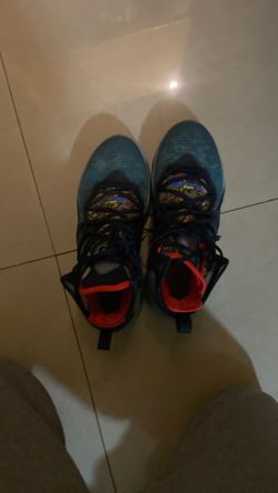 NIKE UNISEX LEBRON 19 (BLACKENED BLUE / MEDIUM BLUE-WORN BLUE