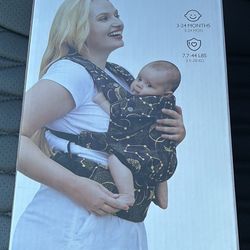 Momcozy Baby Carrier - Ergonomic, Cozy and Lightweight Carrier for 7-44lbs, Effortless to Put On, Ideal for Hands-Free Parenting, Enhanced Lumbar Supp