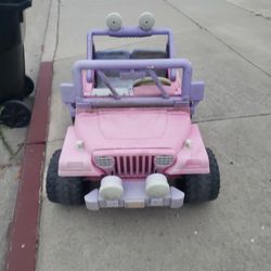 Pink Kids Car