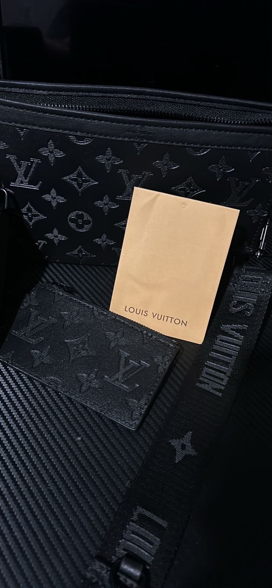 Louis Vuitton Gaston wearable wallet Monogram eclipse cancis