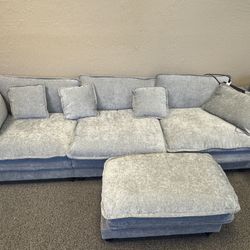 Brand New Couch with Ottoman 