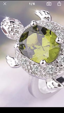 Turtle ring size 6 new
