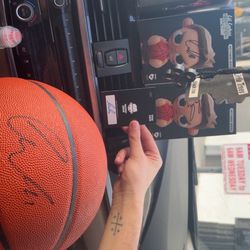 Signed Luka Doncic, Basketball, Collectibles, And Rare 24/77 Autographed Card.