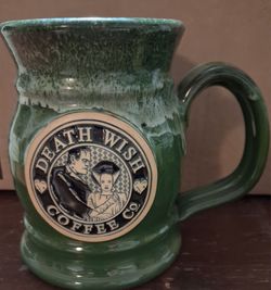 Death Wish Coffee Co. Handcrafted Ceramic Mug