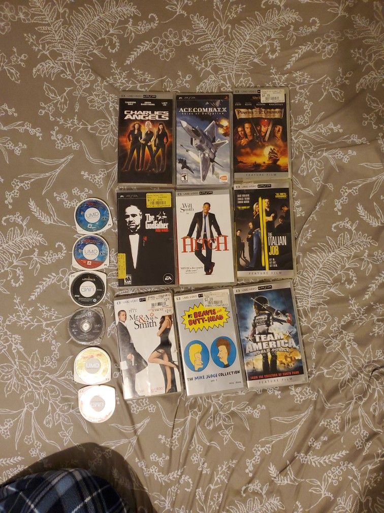 PSP game And Movie Lot