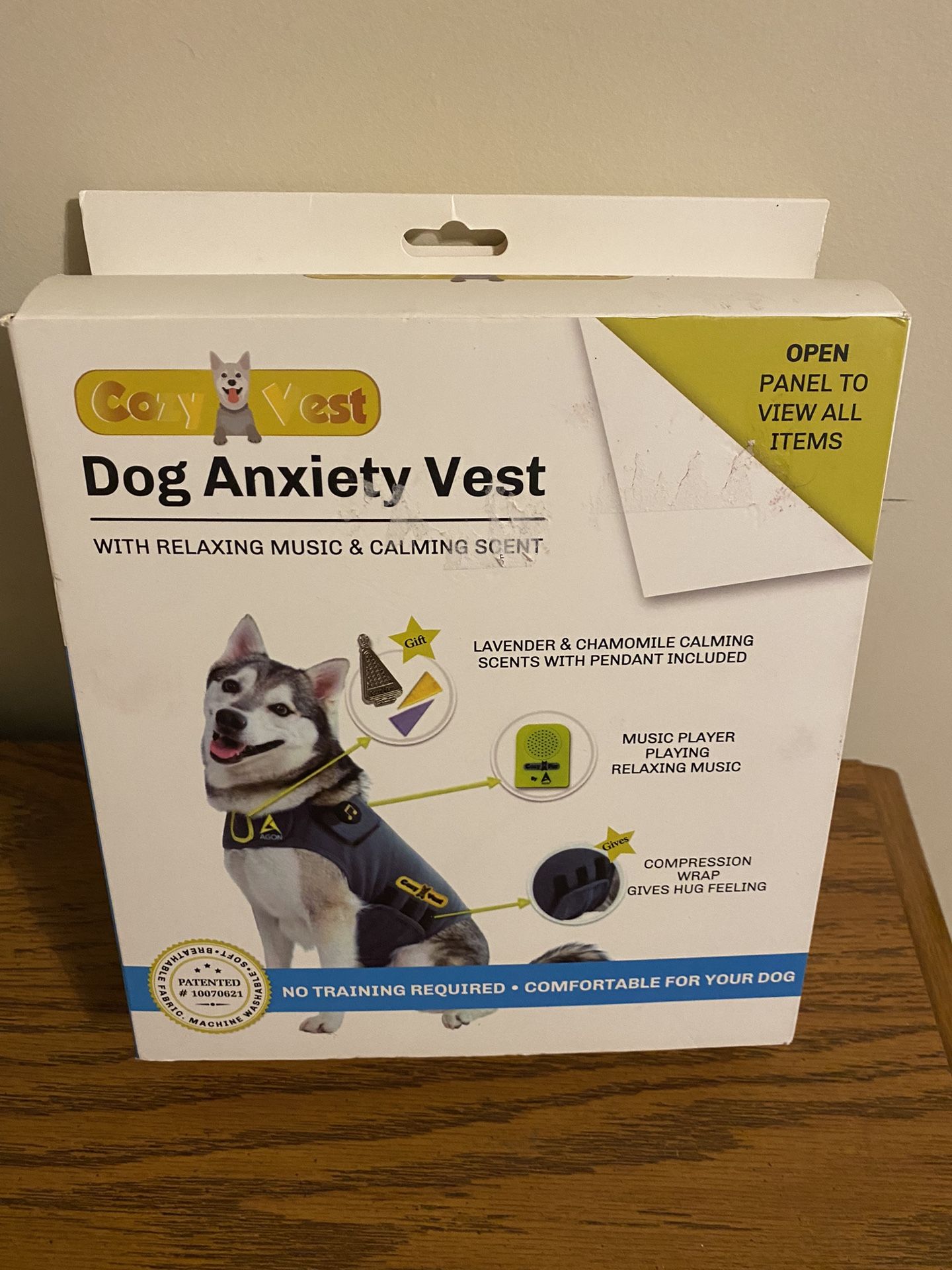 Nib Dog Anxiety Vest With Relaxing Music & Calming Scent Size 2XL