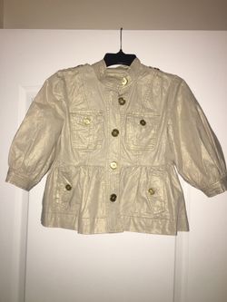 Gold jacket size S