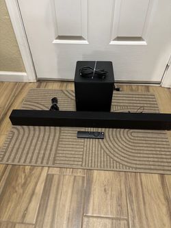 Visio sound bar with cables Subwoofer remote