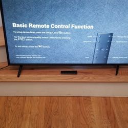 NEW cond  VISION  50 INCHES TV  SMART TV  , WOTH  REMOTE CONTROL  , WORKS EXCELLENT. , IN THE BOX 
