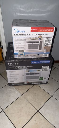 10,000 btu & 6,000 btu new air conditioners