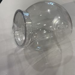 Clear Plastic Cookie Candy Jar With Lid 