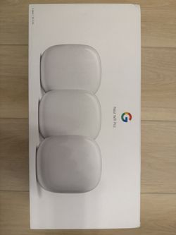 Google Nest WiFi Pro Mesh System - 3 Set