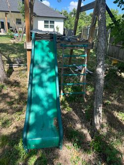 Slide with stairs