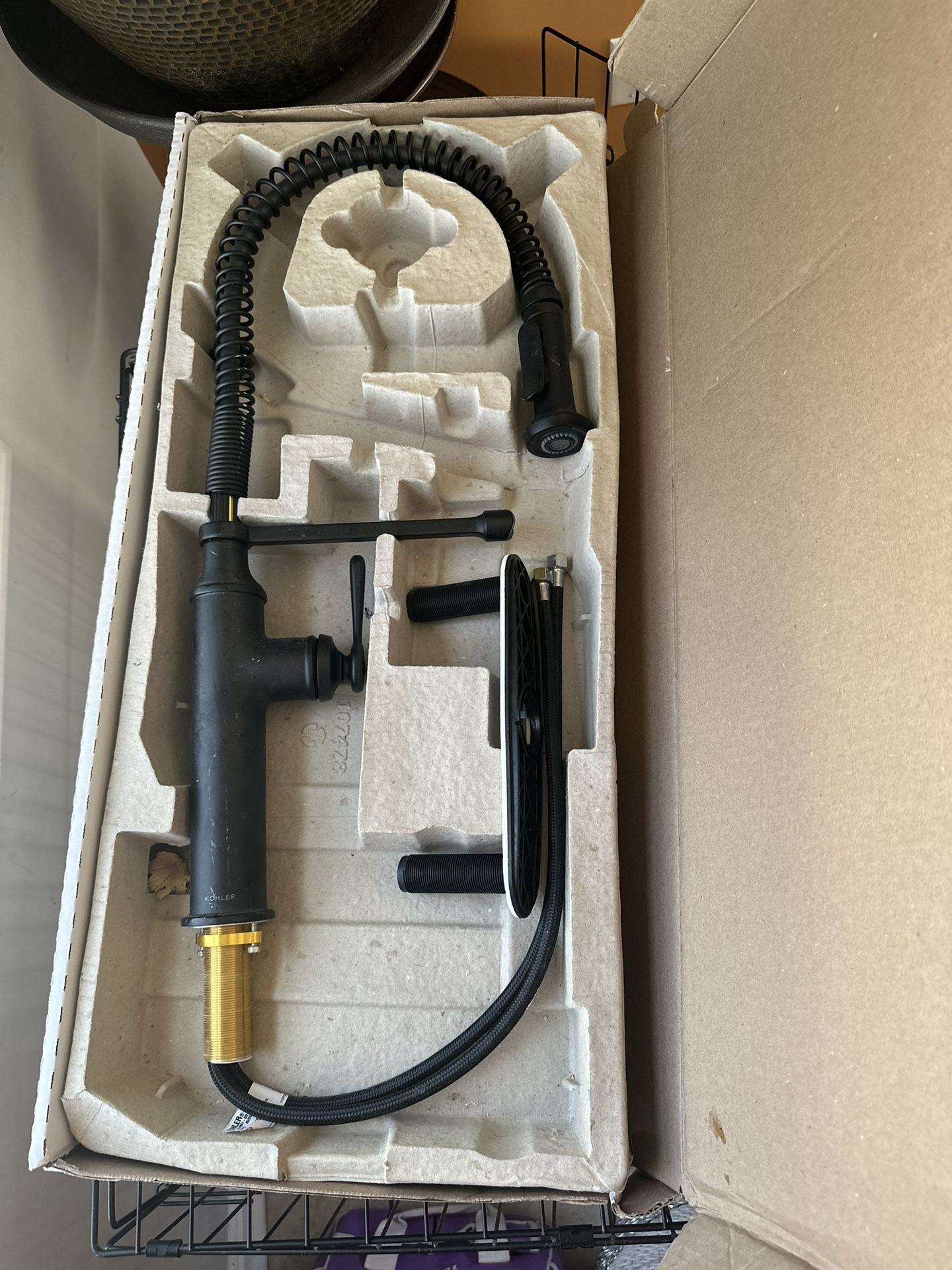 Delta Matte Black Kitchen Faucet