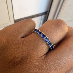 Sterling Silver Eternity Band