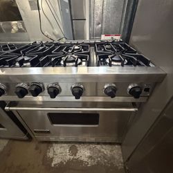 36” Viking Gas Range Stainless Steel 