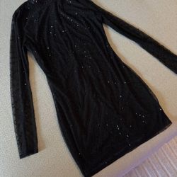 Black Sparkly Fashion Nova Dress
