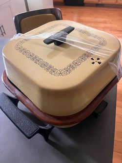 Vintage Electric Skillet with Lid