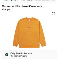 Supreme Nike jewel Crewneck 