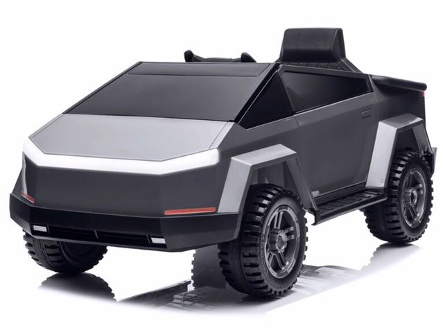 🔳🔲!!BRAND NEW 12V LUXURY REMOTE CONTROL Electric Kid Ride On Car Power Wheels Tesla CYBERTRUCK with Bright LEDs, Music and Bluetooth