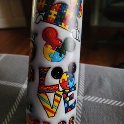 Mickey Mouse Autism Tumbler