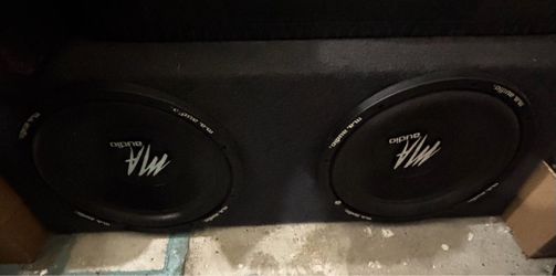MA Audio Dual Subwoofer Box