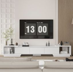 Modern TV cabinet with Extendable Design