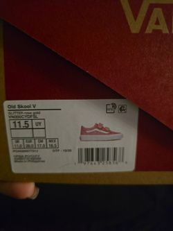 Vans pink glitter