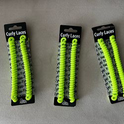 👟 3 Curly Shoe Lace Elastic