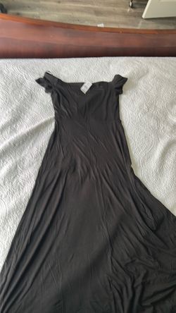 Loft, Black Off-Shoulder Maxi Dress
