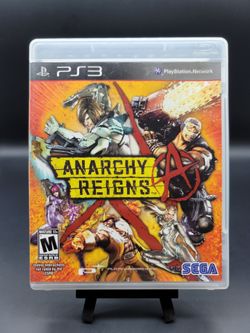 Playstation 3 Anarchy Reigns ( No Manual  )