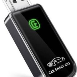 Wireless CarPlay Adapter- Mini Edition, Converts Factory Wired to Wireless CarPlay Dongle Plug & Play CarPlay Wireless Adapter for Apple iPhone iOS 10