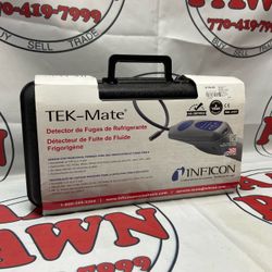 NEW Infinicon TEK-Mate Refrigerant Leak Detector Heated Diode Sensor w/ Mechanical Pump, .25 oz/yr Sensitivity 11060929